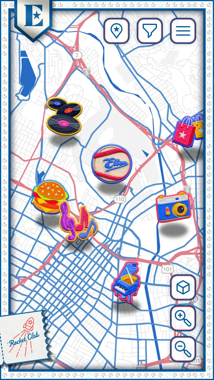 Mobile map view
